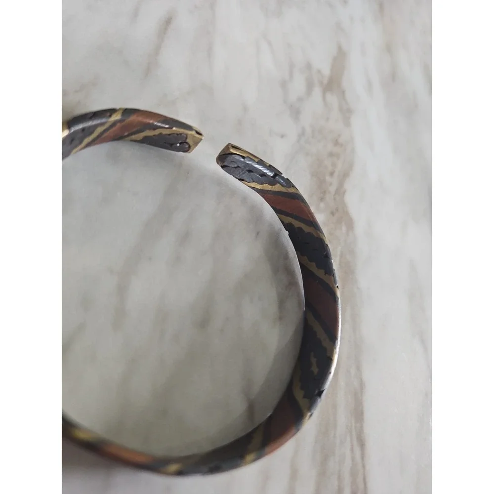 Mixed metals metallic Bracelet cuff bangle Accessory